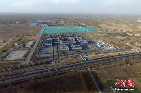 圖為航拍市民服務中心。<a target='_blank' href='http://www.chinanews.com/'>中新社</a>記者 韓冰 攝