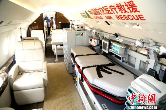 中國首架醫(yī)療專機 葉智輝 攝