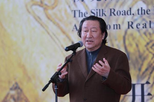 從絲綢之路的歷史中汲取智慧：楊曉陽(yáng)美術(shù)作品暨創(chuàng)作文獻(xiàn)展啟幕天津