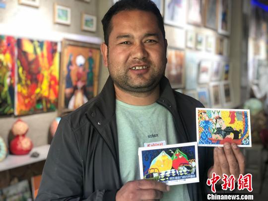 探訪新疆阿瓦提縣農(nóng)民畫廊