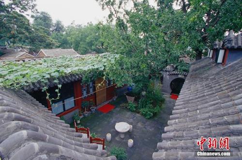 資料圖：護國寺街的四合院。王文波 攝 圖片來源：ctpphoto