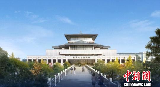陜西考古博物館效果圖。　陜西省考古研究院 攝