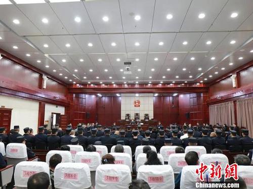 圖為庭審現(xiàn)場。檢察院供圖