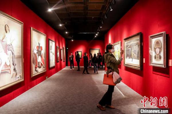 畫展現場。主辦方供圖