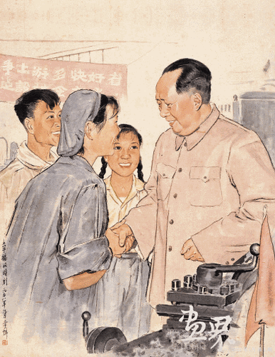 幸福的時(shí)刻-69.5x56cm-1958年-李-斛