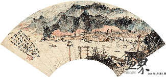閩江紀(jì)行-47x68.5cm-1957年-陸儼少