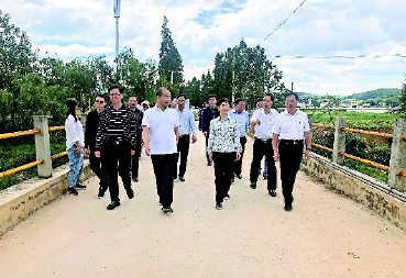     2019年6月24日，熊瑞麗率隊開展河長制工作督察。