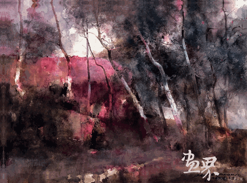 鄉村系列之八（水彩）--潘江龍