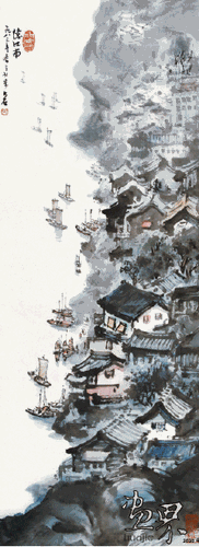 憶江南-36×98cm-1983年-孫大石