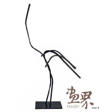 線條鶴（雕塑）