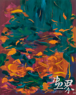 延伸的秘語-No22-3（布面丙烯）150×120cm-2020年-陳思源