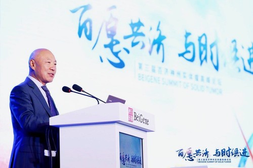 圖注：百濟神州中國區總經理兼公司總裁吳曉濱博士致辭