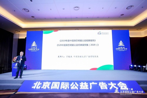 中國傳媒大學廣告學院院長丁俊杰發布《報告》和《案例集》