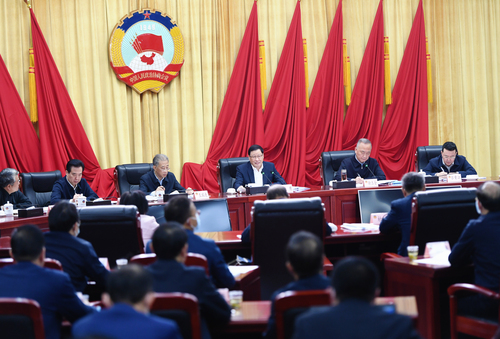 2020年10月22日，湖北省委書記應勇在省政協座談，就“十四五”規劃和來年經濟工作，聽取省各民主黨派、工商聯主要負責人和社會各界人士代表的意見建議。
