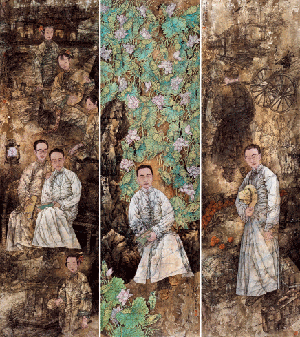 文學家朱自清-242×218cm-2011年-徐惠泉