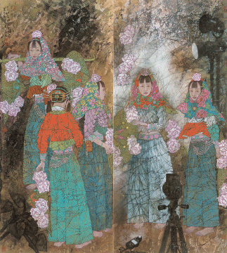 花之夢-160.5×179cm-2009年-徐惠泉
