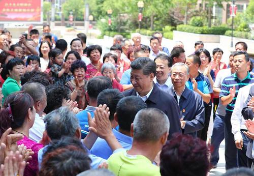 2018年6月12日，中共中央總書記、國家主席、中央軍委主席習近平視察上流佳苑時，關切地詢問青島國際院士港發展情況和運作機制