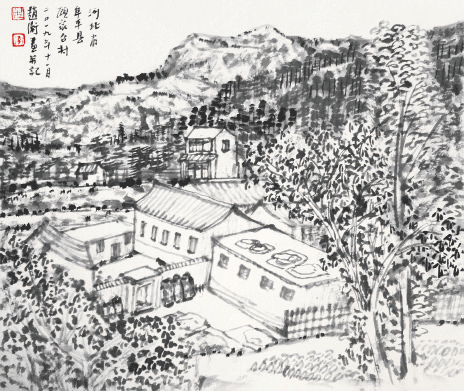 顧家臺寫生之一2019年-趙-衛