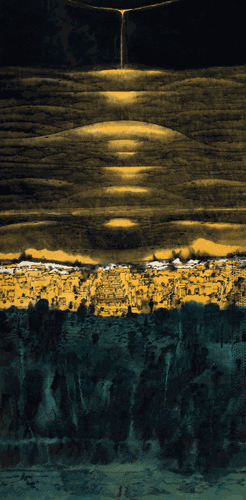 永遠的敦煌-193×398cm-2018年-盧禹舜