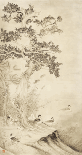 碧空無際-361×192.5cm-2014年-劉萬鳴
