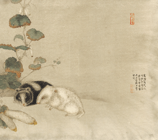 秋瓜香-35×33cm-2018年-劉萬鳴