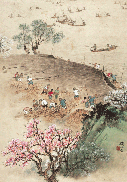 積-肥-51×35.8cm-20世紀50年代-錢松喦