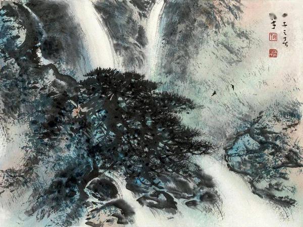 黎雄才《春之聲》35cm×45cm