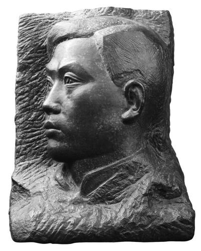 紀念碑浮雕《五四運動》人物頭像，滑田友，1956年