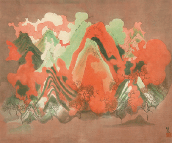 青-綠-90×110cm-2018年-韓-松