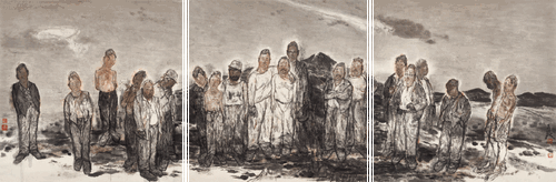 我們在一起-200×600cm-2020年-梁占巖
