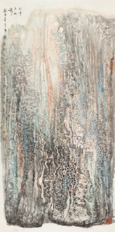 日靜山如染-136×68cm-2020年-王永亮