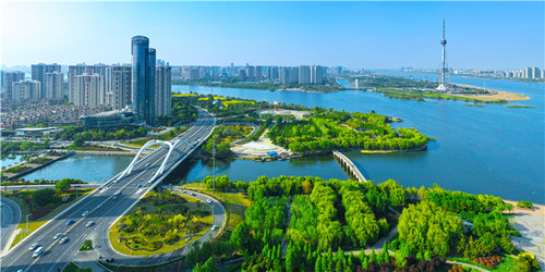 風光旖旎的臨沂濱河三河口