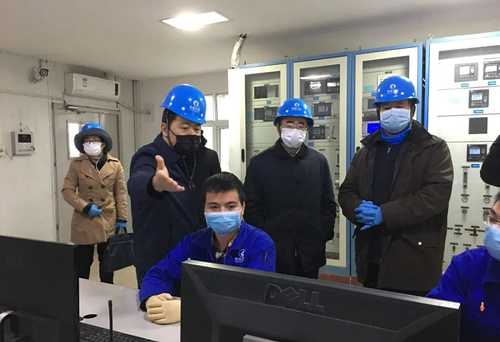 2020年湖北省防疫物資保障“三個(gè)一批”工作組來(lái)公司指導(dǎo)保供工作