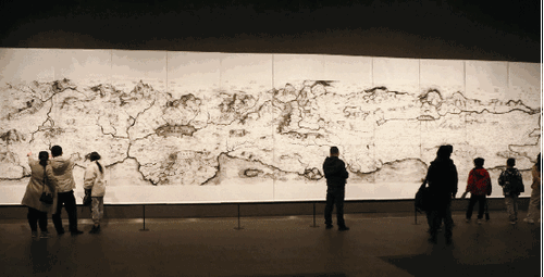 技術史地圖-240×1200cm--邱志杰