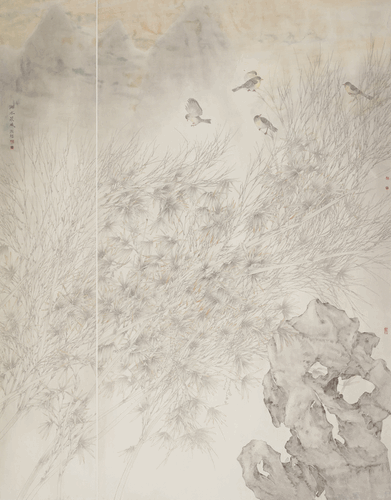 漓水晨風-206x165cm-2019年-張超