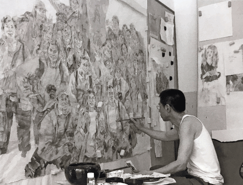 《日月共輝》創(chuàng)作中