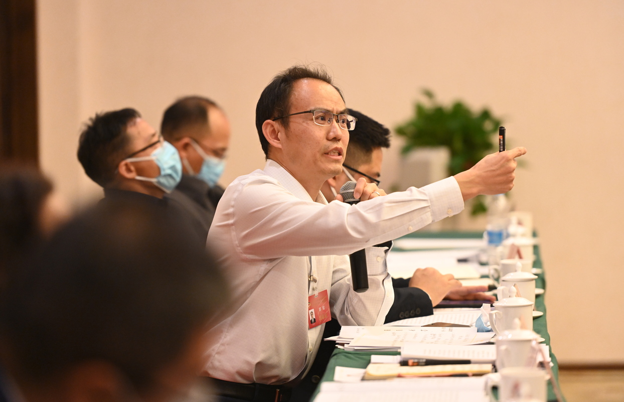  政協(xié)北京市海淀區(qū)十一屆一次會(huì)議小組討論現(xiàn)場(chǎng)