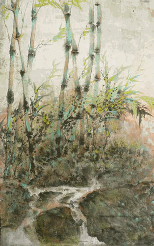四季組畫344×143cm-2021年--王林旭