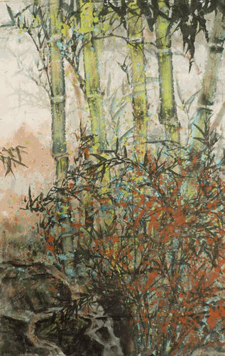 四季組畫344×143cm×4-2021年--王林旭
