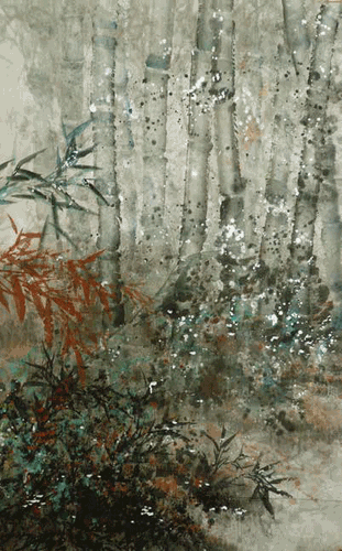 四季組畫344×143cm-2021年-王林旭
