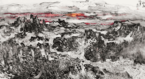冰島紀(jì)事-41×74cm-2019年-程大利