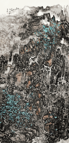 浩墨千點(diǎn)分陰陽-110×54cm-2021年-程大利