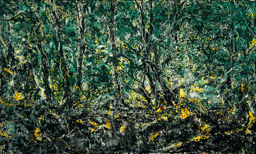 在如院之三（布面油畫(huà)）170×100cm-2021年-余旭鴻