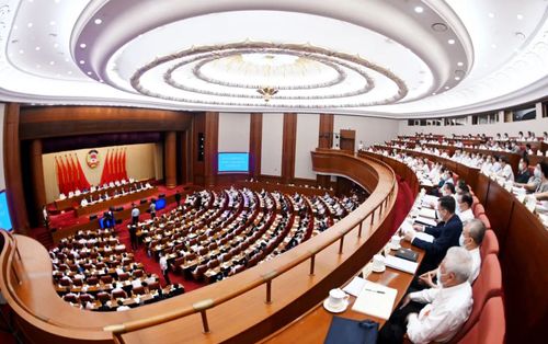 政協第十三屆全國委員會常務委員會第二十三次會議24日在京閉幕，會議以“堅持實施就業優先政策”為主題協商議政。中共中央政治局常委、全國政協主席汪洋主持閉幕會并講話。人民政協報·人民政協網記者 賈寧 攝3