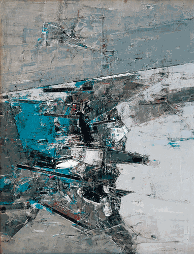 運(yùn)河文脈·古園新境十二（油畫）170×130cm-2022年-陳金柳