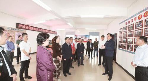 2022年10月29日至30日，廣西壯族自治區(qū)政協(xié)主席孫大偉以中共二十大代表身份深入河池市宣講中共二十大精神。覃文宇 攝