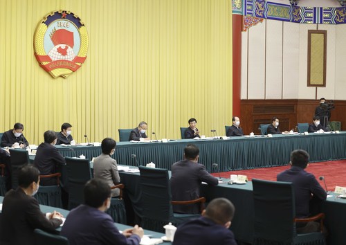 （時政）全國政協召開雙周協商座談會　王滬(2049190)-20230405101350
