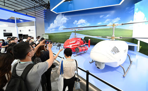 在無人機展區，聯合飛機集團的TD550高(2356287)-20230601134942