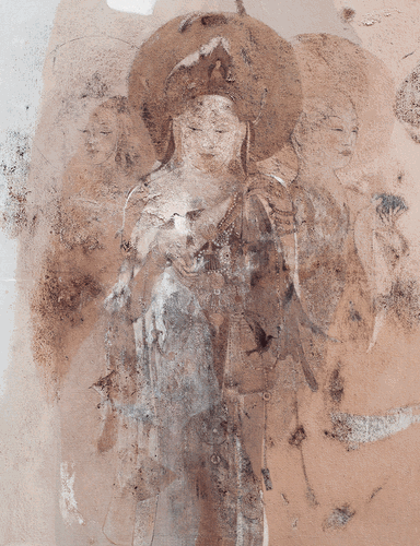 大夢敦煌（巖彩）280×200cm-錢兆峰