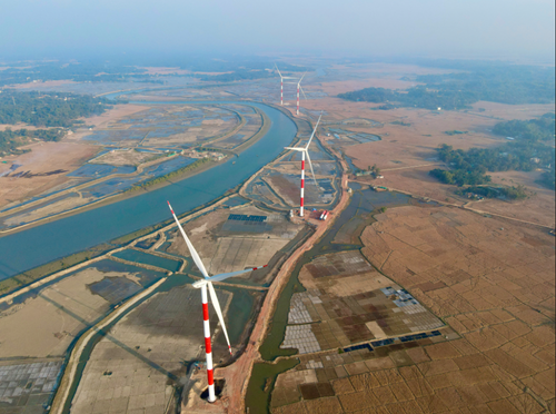 國家電投投建孟加拉國第一個大型集中式風電項目——孟加拉國科巴風電項目